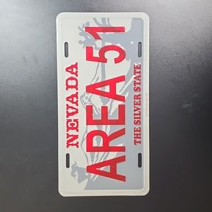 Novelty License Plate Area 51